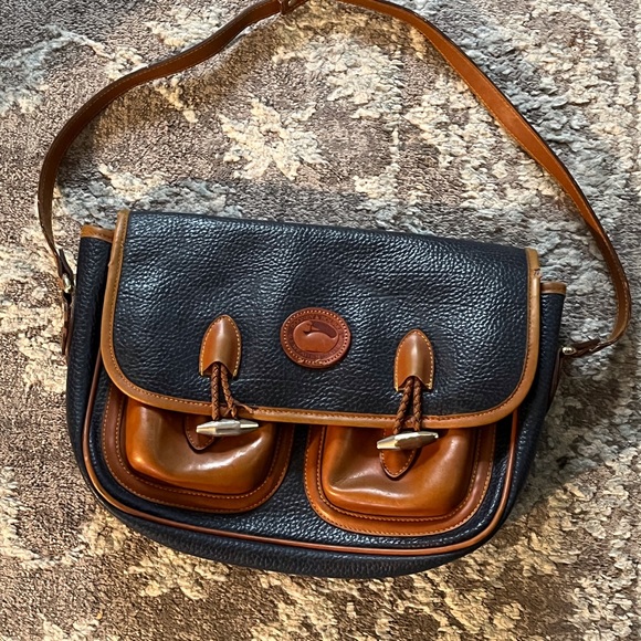 Vintage Dooney & Bourke Navy Handbag - Picture 2 of 12